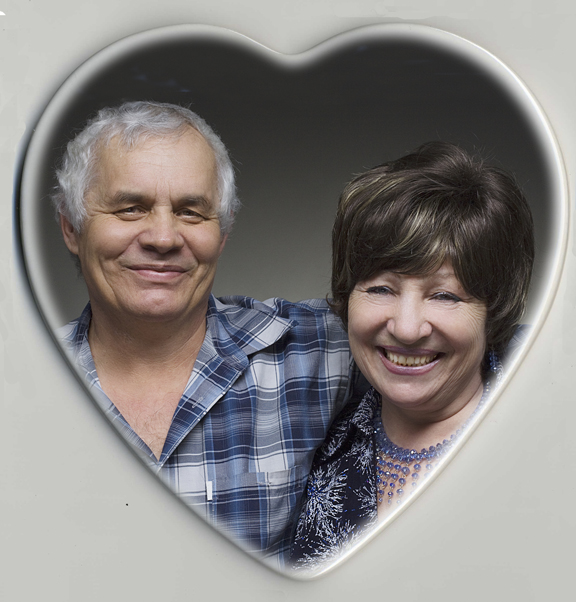 Heart Shaped Photo Memorial Plaques